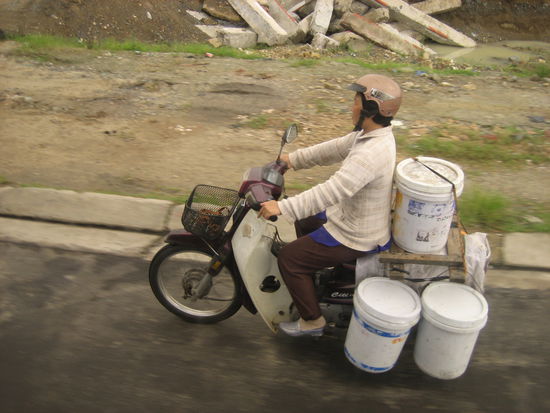 das Verkehrsmittel Nr.1 (Autos gibt es hier so gut wie nicht)