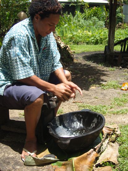 so wird Kokoscreme gemacht...