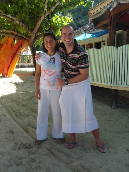 Romi (aus Argentinien) und Marko (aus Serbien bzw Neuseeland)