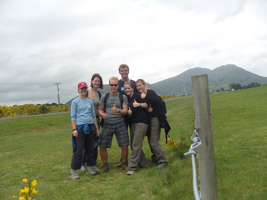 unsere kleine hiking group