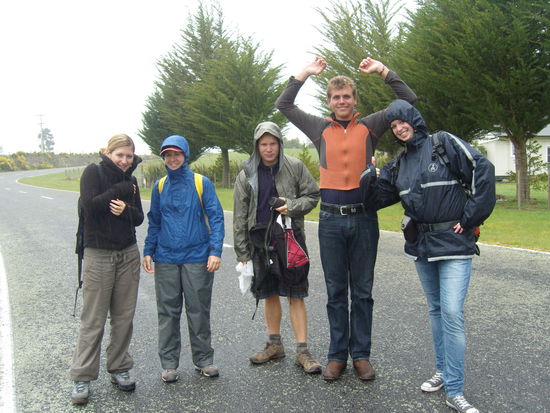 Dana, Steph, Jasper (Jasper, guck doch nicht so grimmig!), Maurits und Vanya