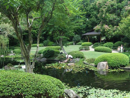 chinesischer Garten im botanischen Garten