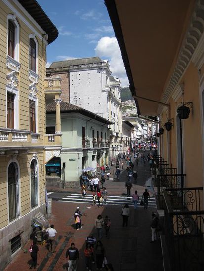 der Blick aus unserem Balkon