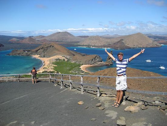 Wahnsinnsausblick von der Isla Bartolome