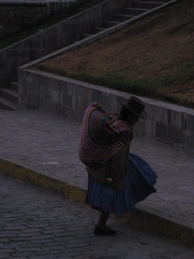 eine Einheimische in Cusco