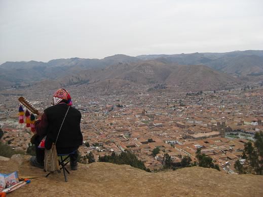 Blick ueber Cusco