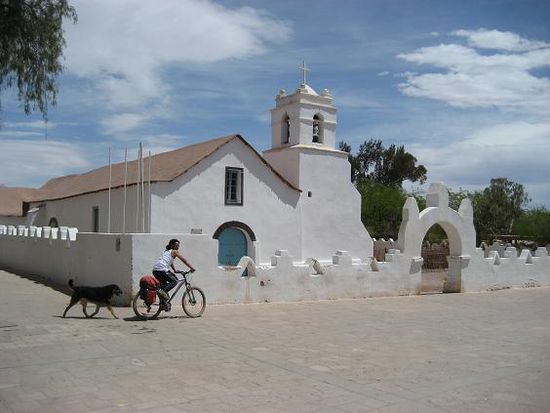 Die Kirche von San Pedro de Atacama.