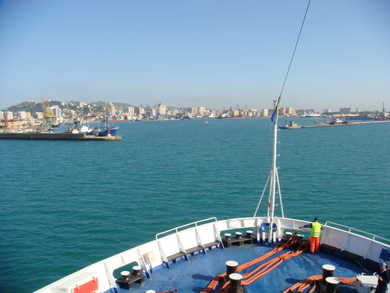 Die ersten Bilder vom Hafen in Durres