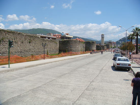 Stadtmauer in Elbasan