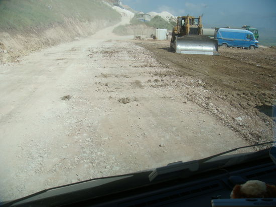 Die Straße von Sarande nach Dhermi, oder was noch davon übrig ist