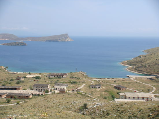 Blick auf die Küste