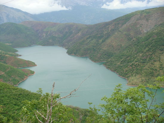 Blick auf den Stausee