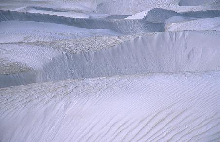 Kein Schnee, sondern weisser Sand