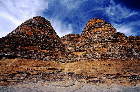 Typische Felslandschaft im Bungle Bungle