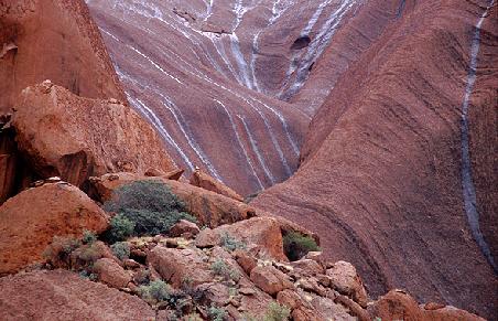 Regen am Ayers Rock