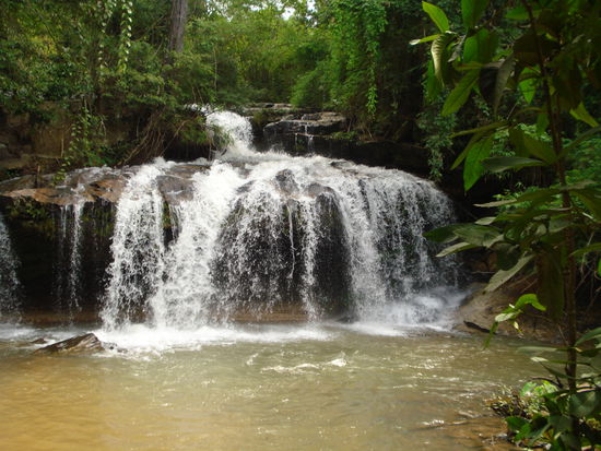 dort waren wir schwimmen...