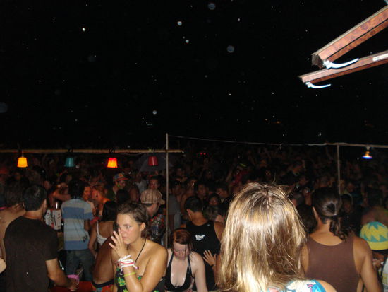 Fullmoonparty at night...