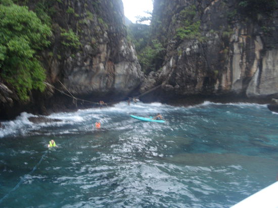 das war das Loch!!! Lebensgefährlich...