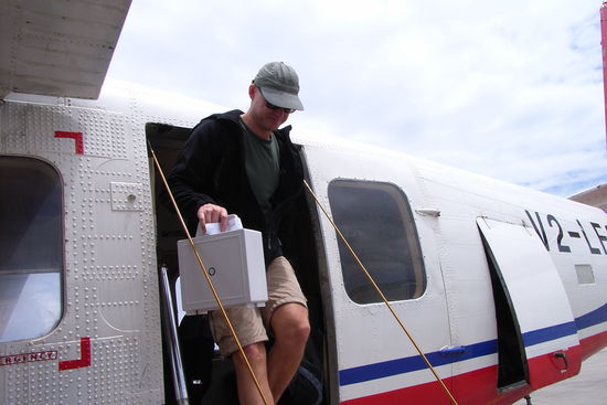 Skipper Sven samt Sextant kommen auf BVI an!