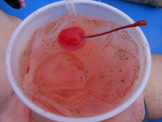 DAS WAR UNSER ERSTER PAINKILLER - 
D E R  COCKTAIL DER BRITISH VIRGINS!!!