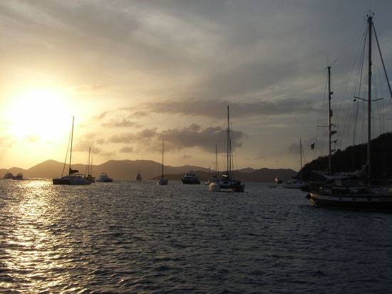 Sunset in Pirates Bight