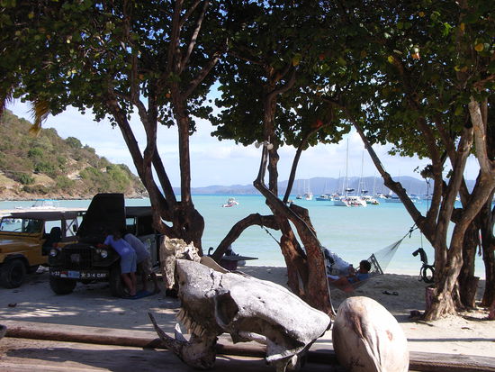 Blick vom CORSAIR's auf die Bucht