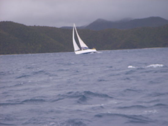 Auch andere Segler, müssen kreuzen ...