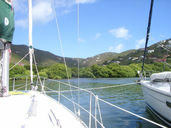 Sicher vertäut im Hafen  - Village Cay Marina, Road Town/Tortola