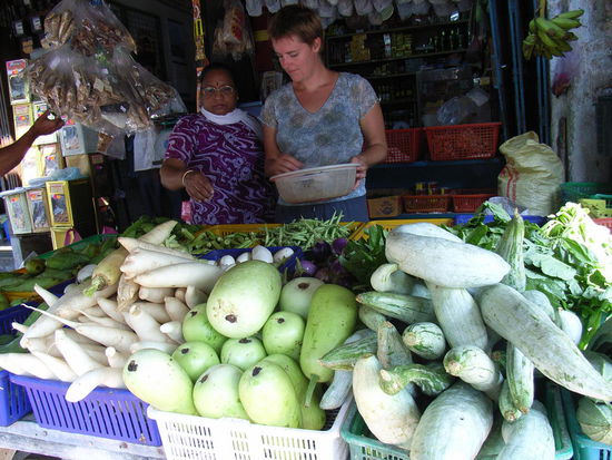 ... frisches Gemüse ...