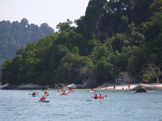 Es wird gepaddelt, was das Zeug hält!!!