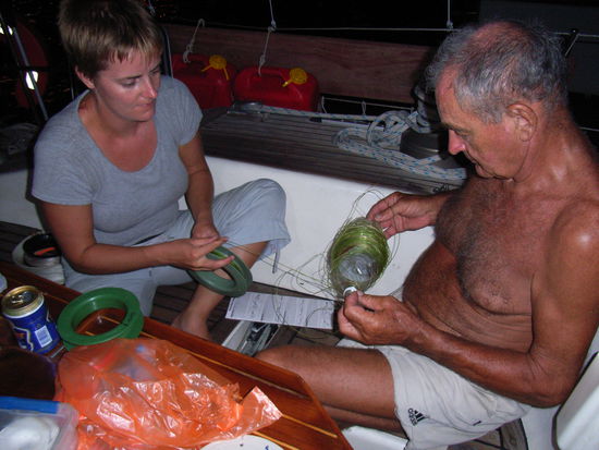 ... dass auch Segler ab und zu ...