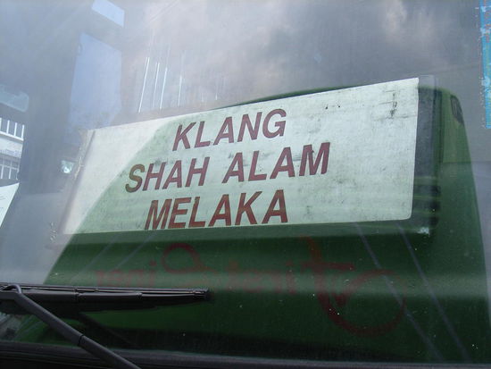 Bus Klang - Melakka