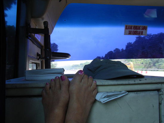 ... barfuß fast zu kalt!!!