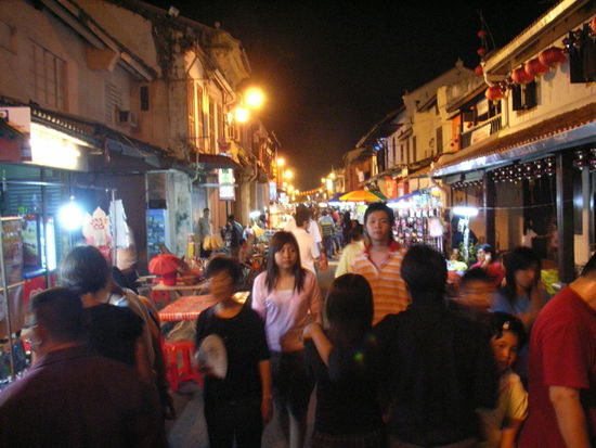 Samstagabend auf der Jonker Street ...