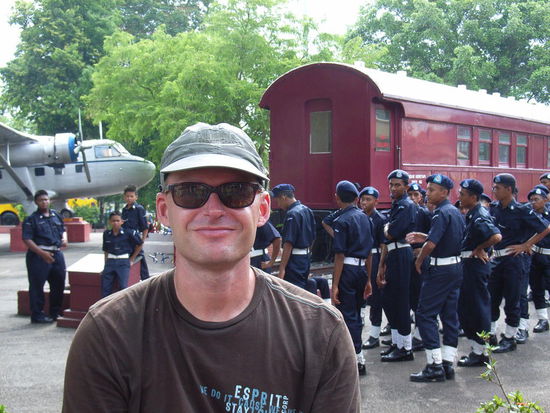 Kurze Verschnaufpause im Stadtpark.