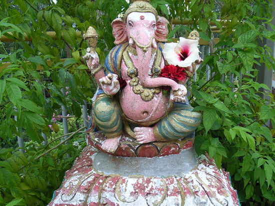 Tempelfiguren auf dem Berg