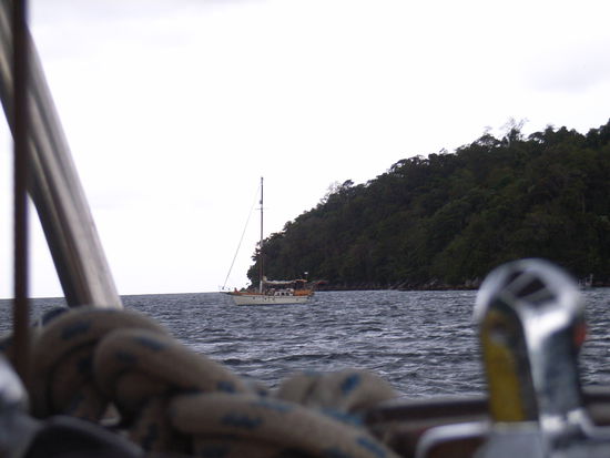 Blick aufs Nachbarboot