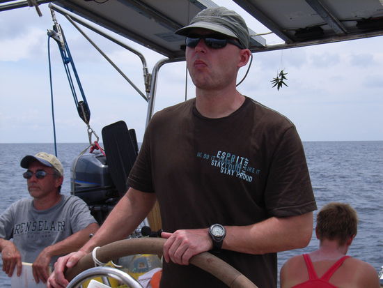 Sven am Ruder - schon lässiger