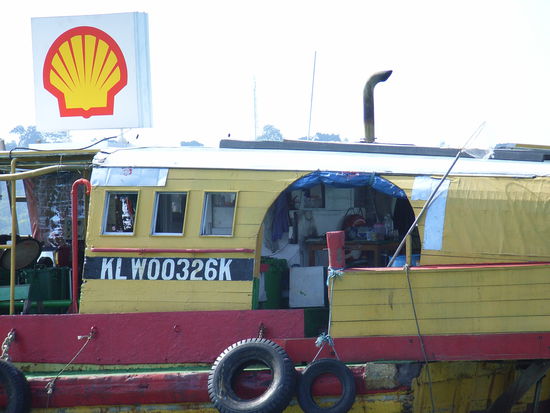 Coole Shell-Tankstelle