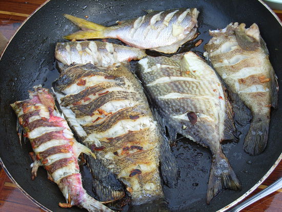 GETAUSCHTER GEBRATENER FISCH