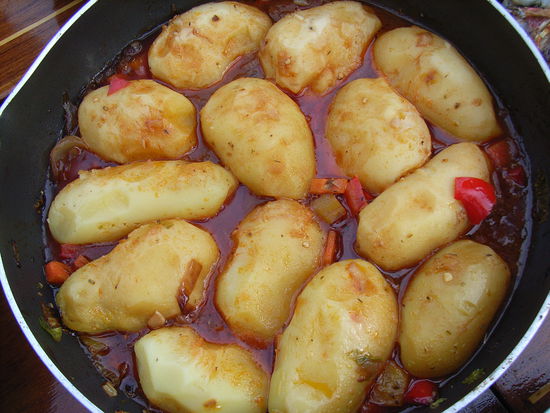 Dazu gibt´s Kartoffelpfanne - und das schmeckt sauuuuguuuuut!!!