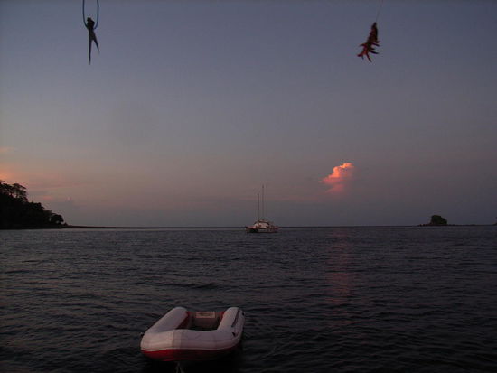 Abenddämmerung vor Payar, wunderschön ...