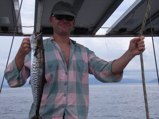 Unser erster Fang ..