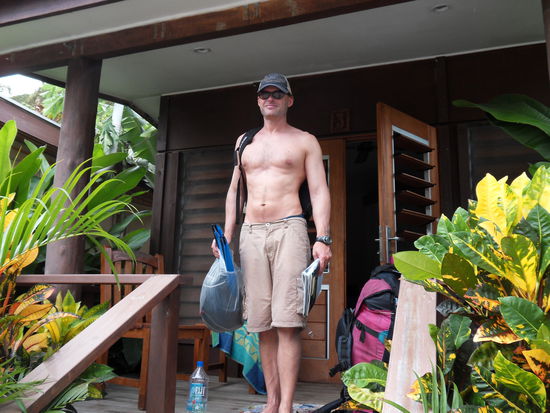 Sven geht los, direkter Weg ...