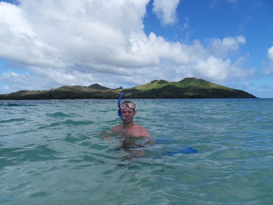 Und wenn man aus dem Palmenwald rauskommt - lockt die Südsee!!!