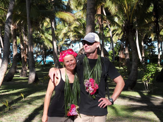Blumen zum Abschied - wir möchten gar nicht weg!!!