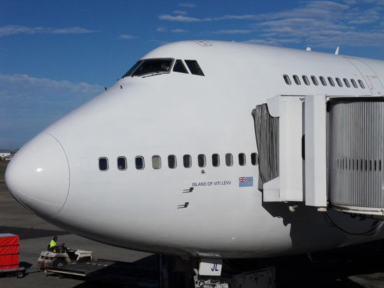 Schon geht´s in den Flieger.