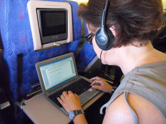 Die Zeit an Bord wird sinnvoll genutzt.