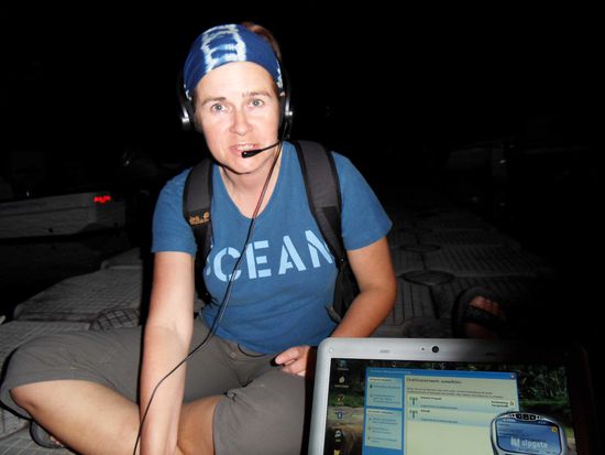 Telefonverbindung für lau nach Deutschland - perfekter Empfang auf dem Bootssteg