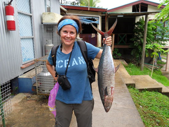 Mein Geburtstagsfisch - gekauft, nicht gefangen ...